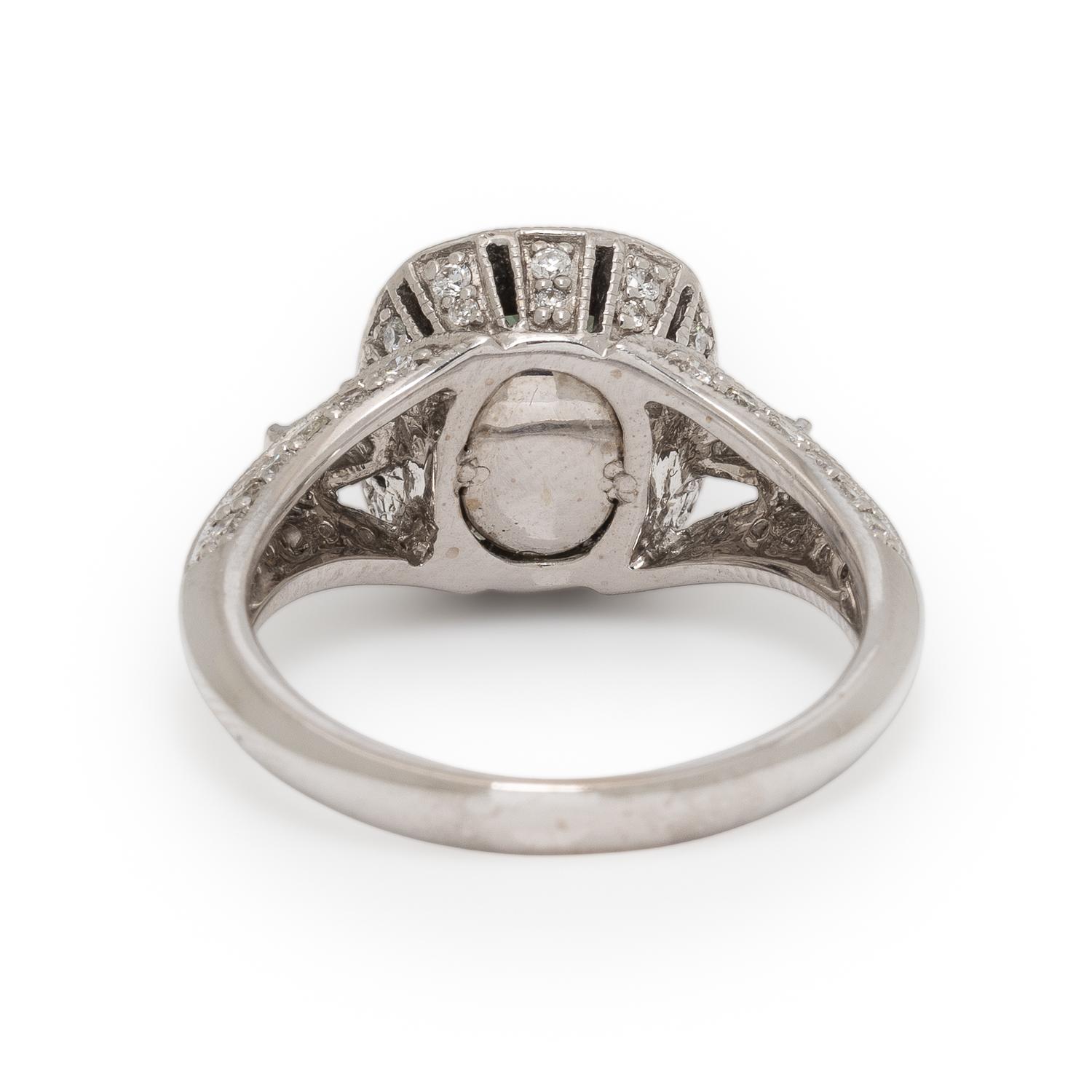 Alexandrite and Diamond Ring