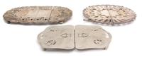 Three Silver Plate Trivets, ,