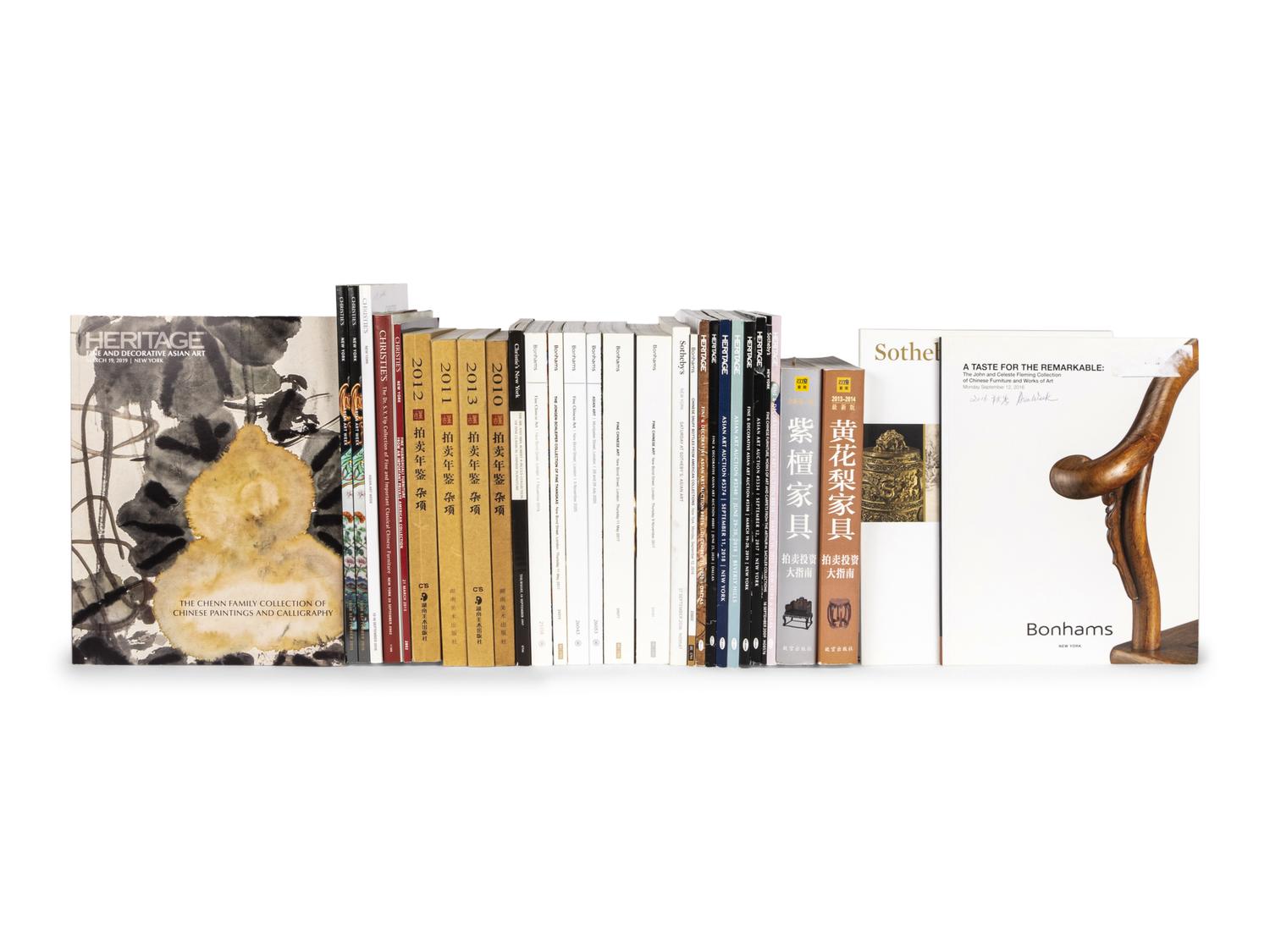 [CHINESE WORKS OF ART] A Group of Auction Catalogs about Chinese Works of Art