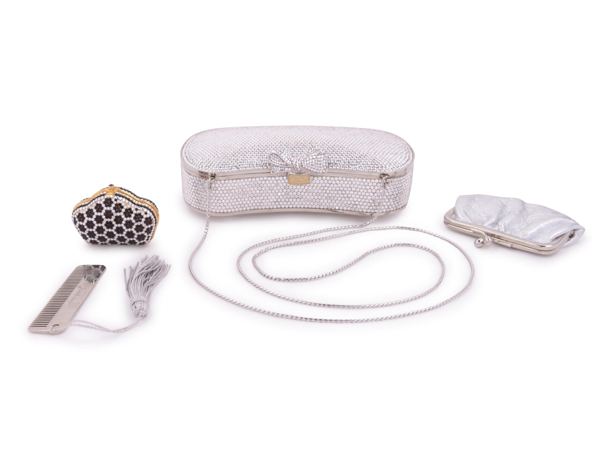 Judith Leiber Clutch and Pill Box, 1980-90s