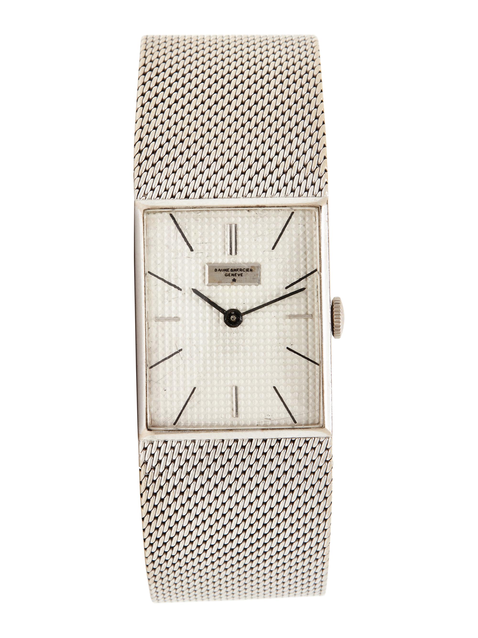 BAUME & MERCIER, REF. 37018 18K WHITE GOLD 'BM775' WATCH