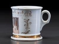 A Wine Maker's Porcelain Occupational Shaving Mug