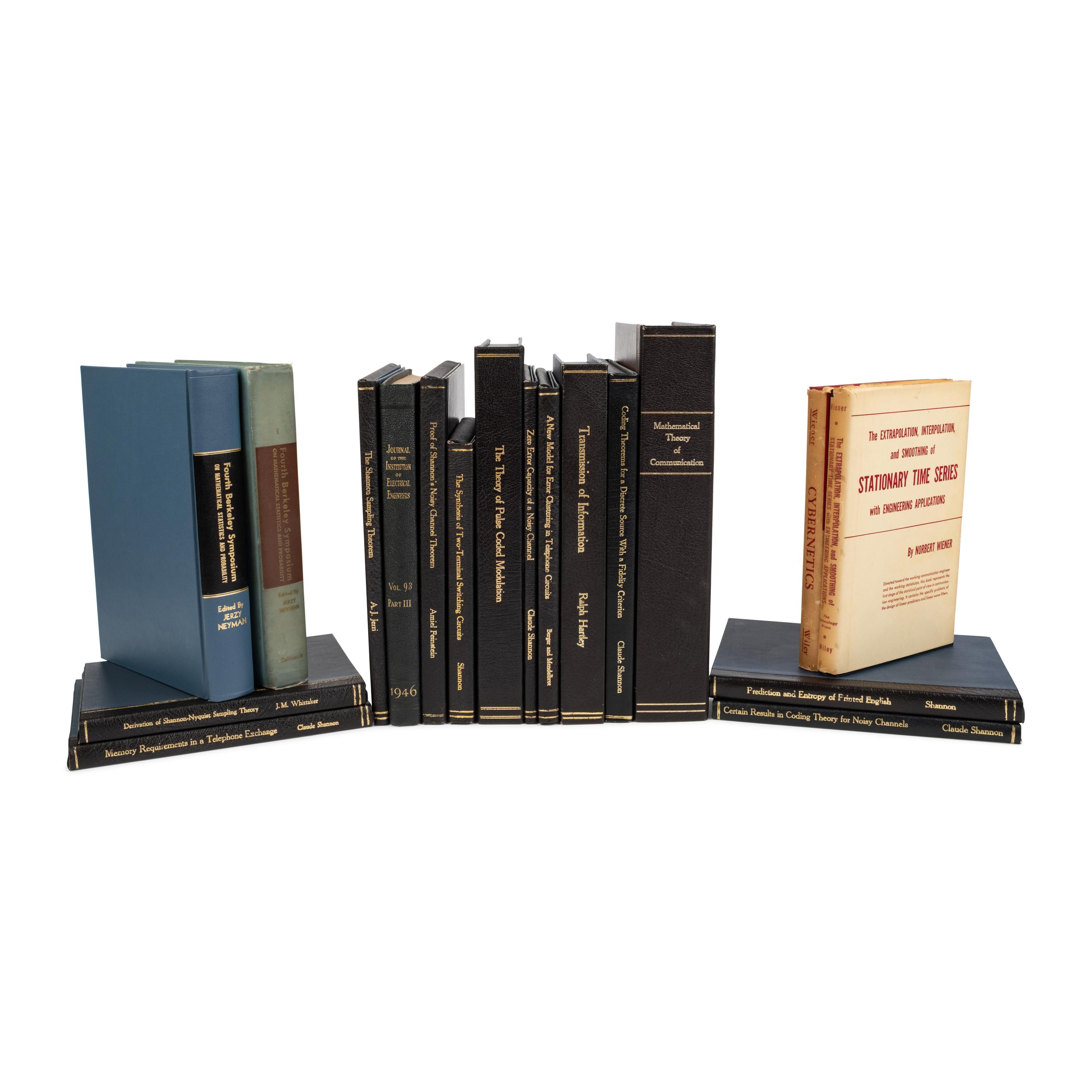 [Communications Theory]. A significant archive of works on communications theory, comprising foundational texts by leading mathematicians.