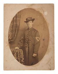 [CIVIL WAR]. A group of 8 photographs of Union soldiers from Massachusetts, New York, and Pennsylvania.