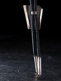 Sterling Silver and 14K Gold Eagle Dancer Bolo Tie