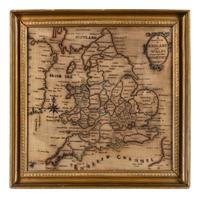 An English Needlepoint Map