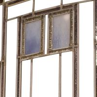 A Set of Bay Windows from the Babson House by Sullivan and Elmslie 136" W x 22" D x 50.5" H — United States, Circa 1904