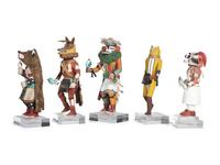 Collection of Hopi Katsina Dolls