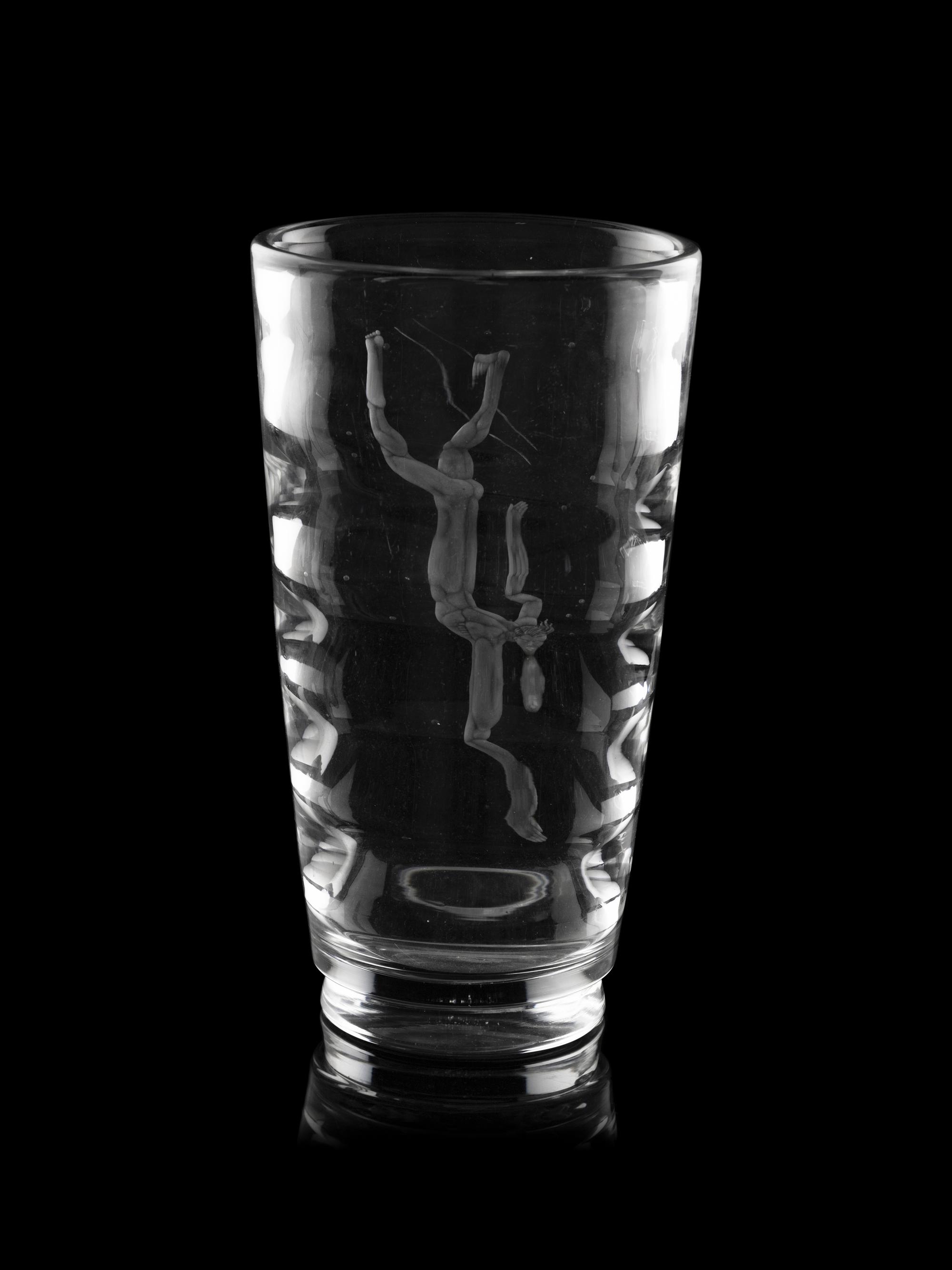 Pearl Diver Vase Orrefors, Sweden