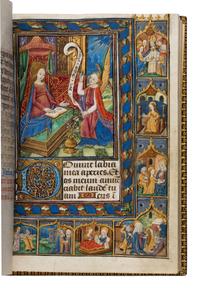 MASTER OF THE APOCALYPSE OF AYMAR DE POITIERS (Savoy, active c. 1480–1490) Book of Hours, in Latin, illuminated manuscript on parchment [France, Dauphiné, perhaps Grenoble, c. 1480–1485]
