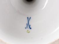 A Pair of Meissen Porcelain Floral Compotes
