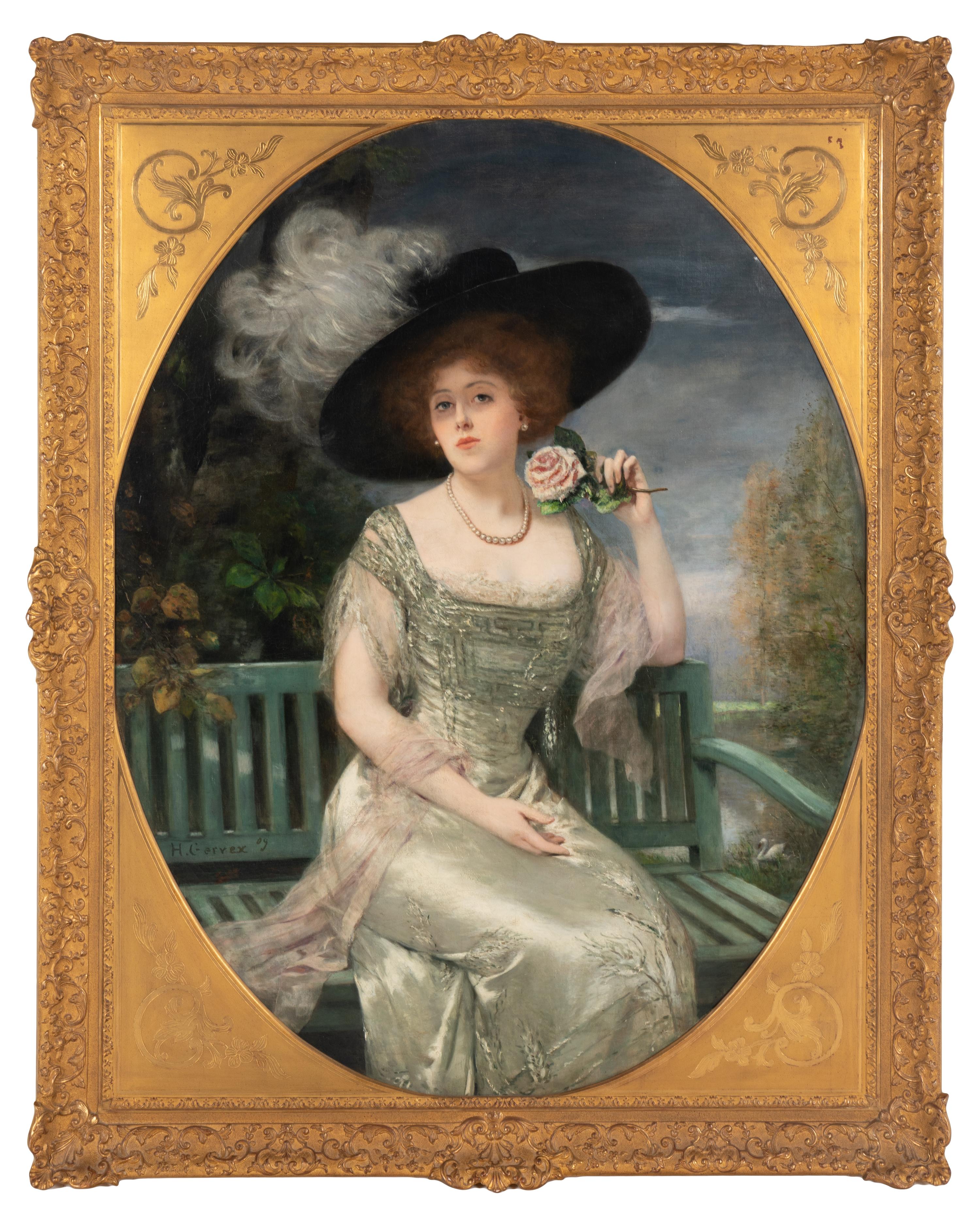 Henri Gervex (French, 1852-1929) — Portrait de Madame Gonzales Moreno, 1909