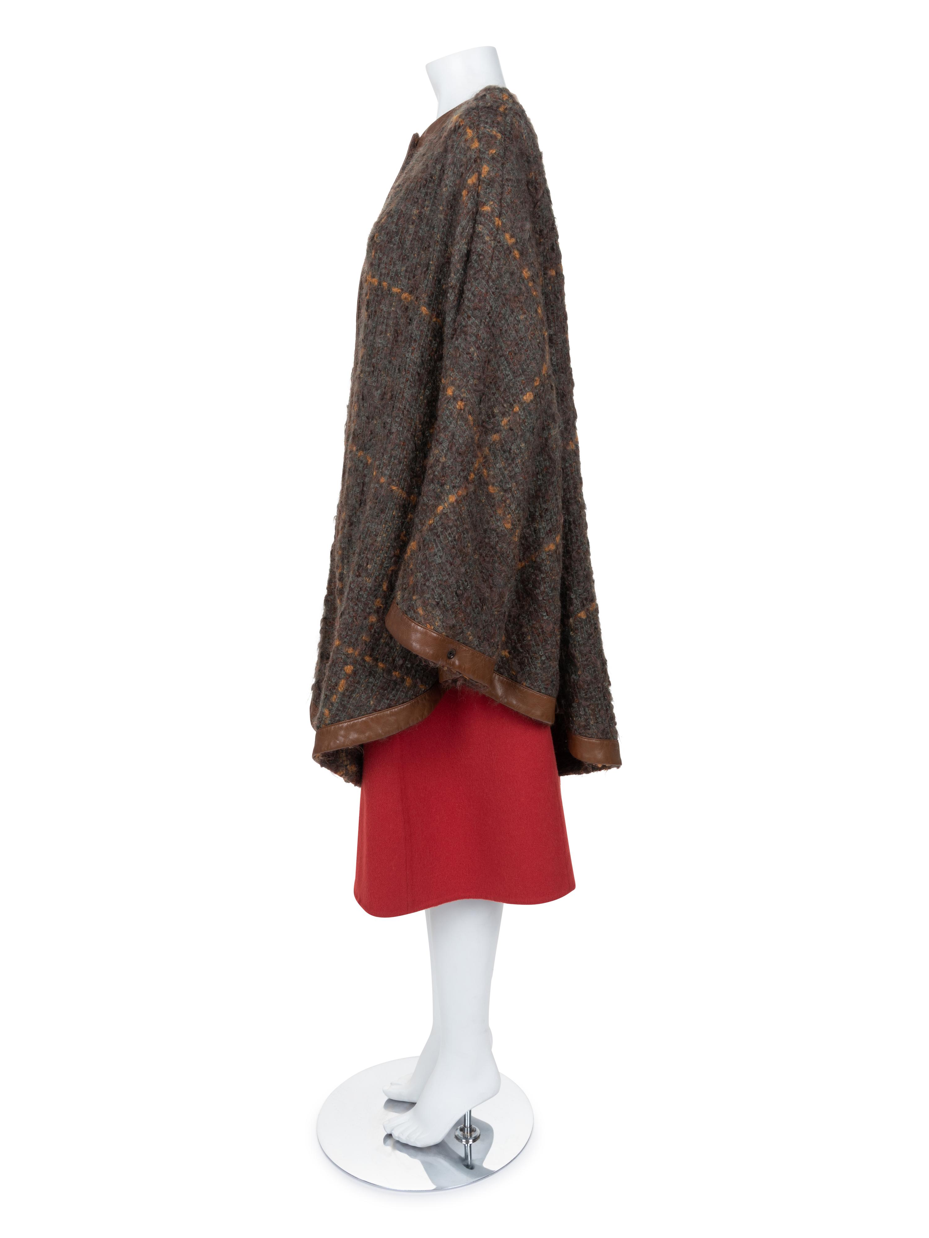 Two Hermes Pieces: One Cape and One Wrap Skirt, 1980-90s