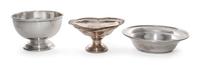 A Group of American Silver Bowls, 20th Century, comprising a circular sugar bowl, The Thomas Co., Attleboro, MA, a shallow circular bow