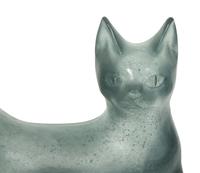 A Daum Pâte de Verre Recumbent Cat