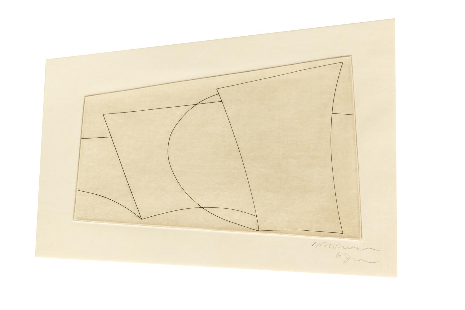 Ben Nicholson, (British, 1894-1982), Variation on Aegean, 1967
