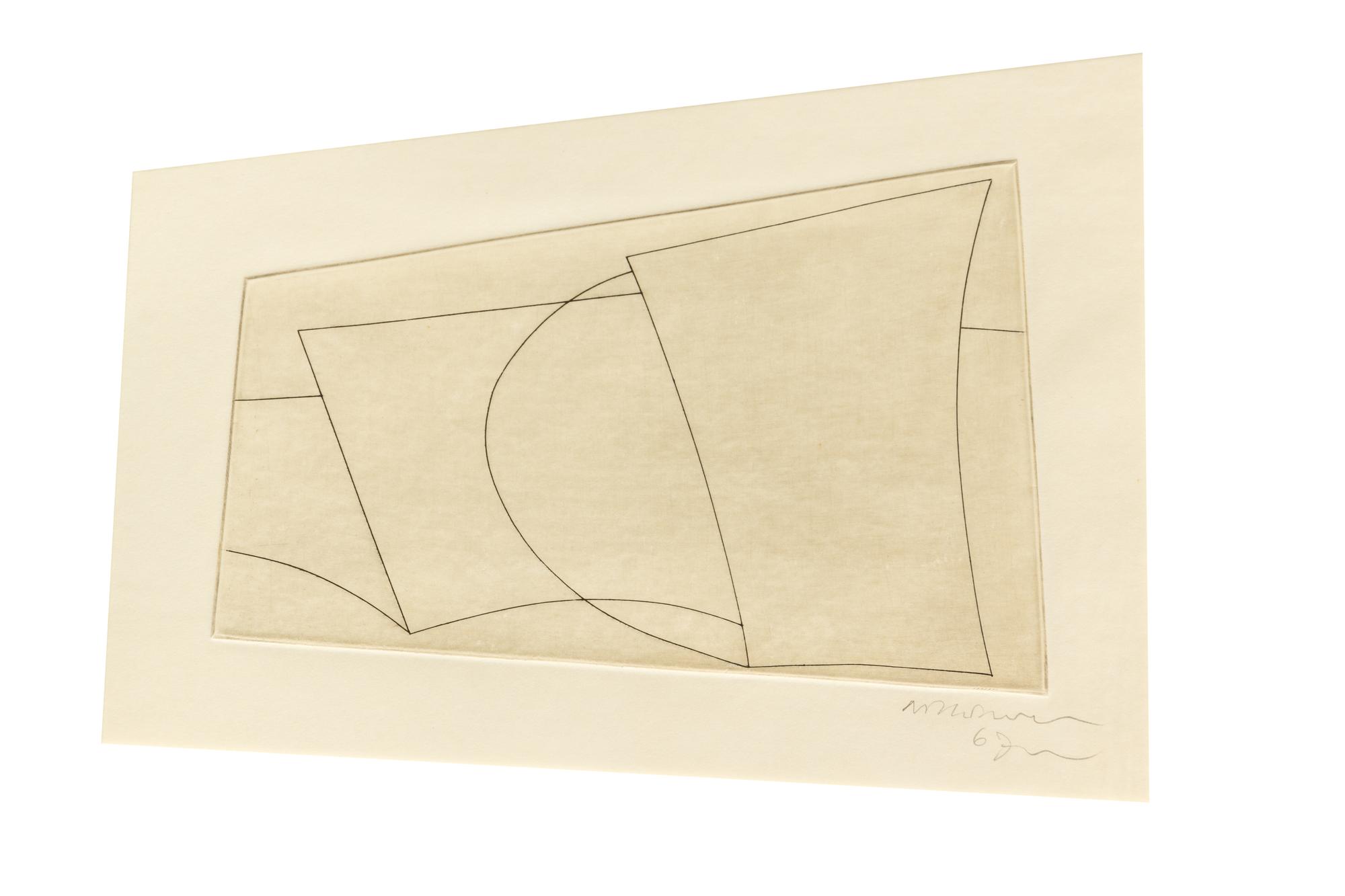 Ben Nicholson, (British, 1894-1982), Variation on Aegean, 1967