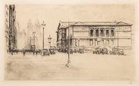 [ARCHITECTURE]. A group of 11 drypoint etchings by James Swann, Leon Pescheret, Chester S. Danforth and others.