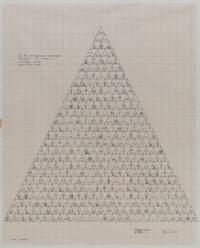 Agnes Denes, (Hungarian/American, b. 1938), The Pyramid Series: 4000 Years, 1975