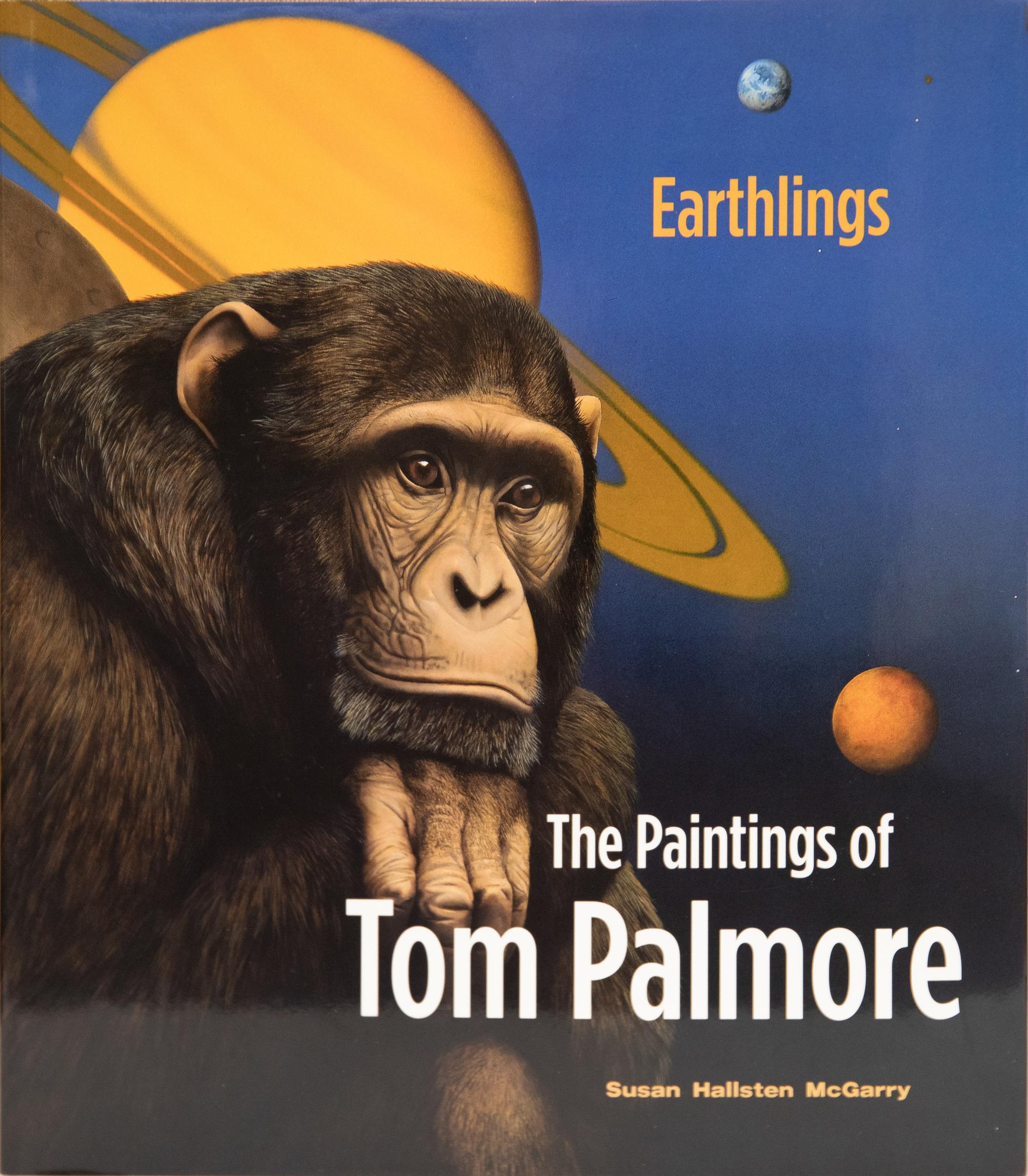 Rainbow Parrot, edition of 10/350, and book, Earthlings: The Paintings of Tom Palmore