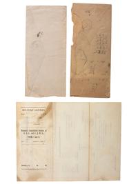 [CIVIL WAR] -- [GAR & UCV]. A group of 9 items, incl. photographs, certificates, and declaration of mourning.