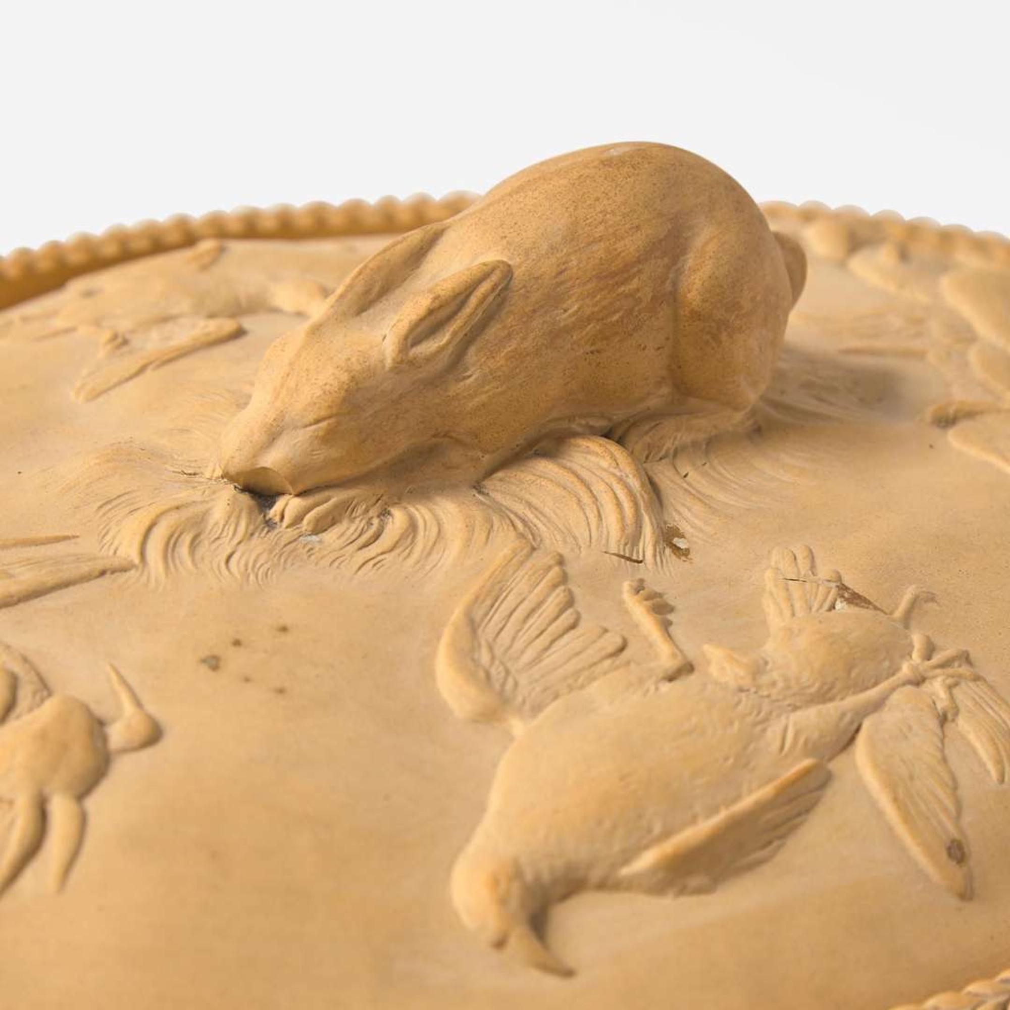 A Large Wedgwood Caneware Game Pie Dish UK, 1860s