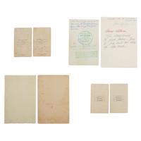 Western Outlaws [JAMES, Jesse (1847-1882)]. Collection of photographs of family members of Frank and Jesse James, incl. display featuring cabinet card photographs of their mother Zerelda James.