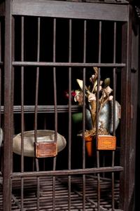 A Chinese Wood Pavilion-Form Bird Cage