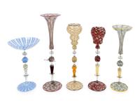 Five Stemmed Goblets