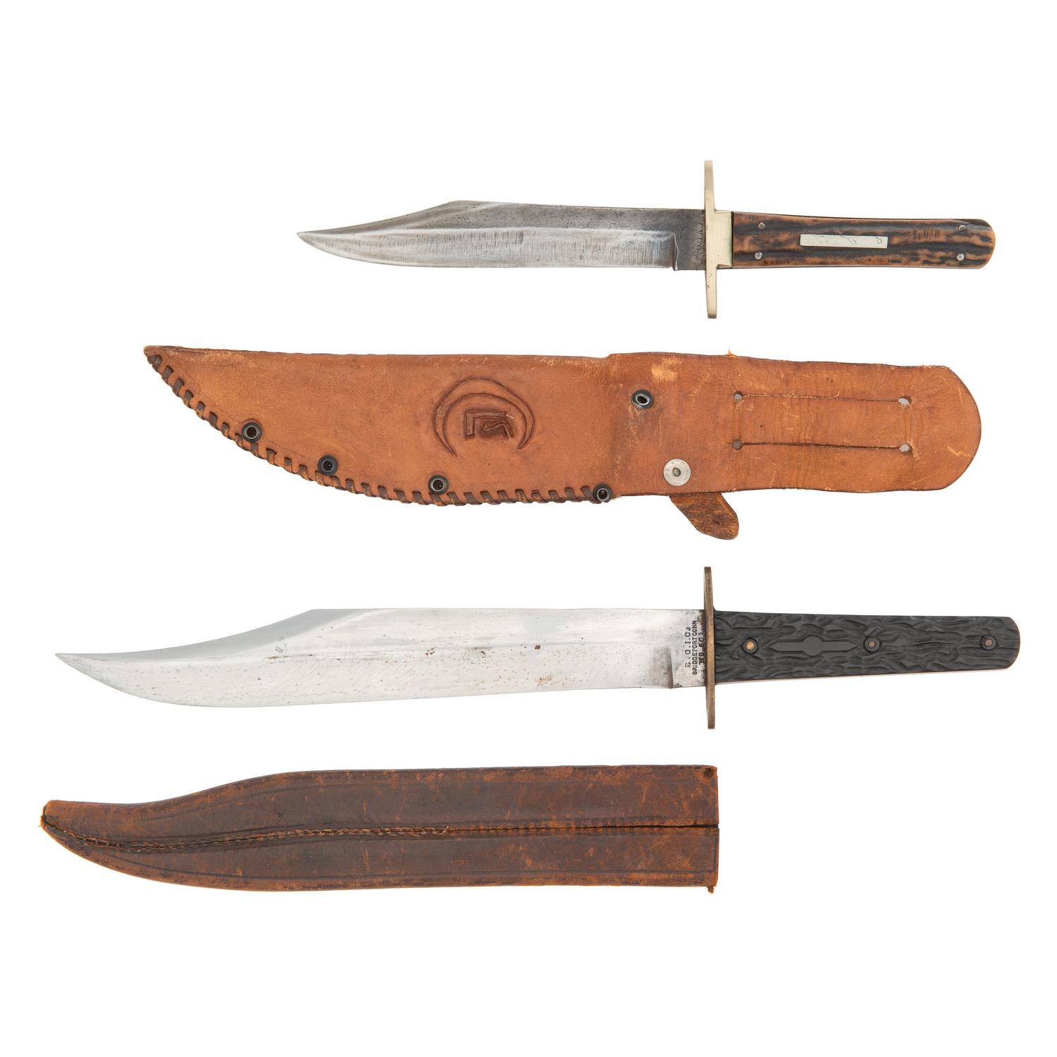 Lot of 2 Bowie Knives