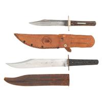 Lot of 2 Bowie Knives