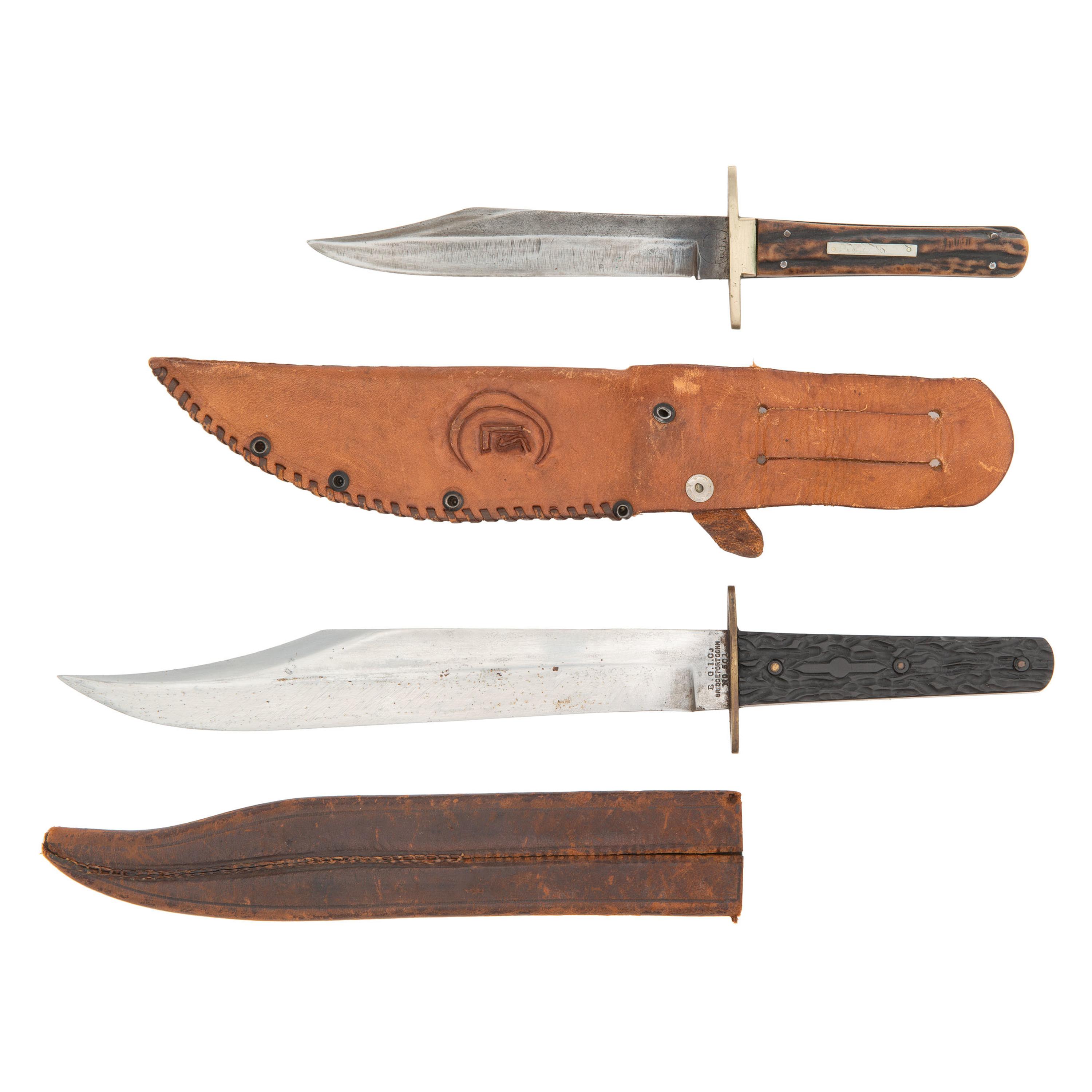 Lot of 2 Bowie Knives