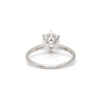 TIFFANY & CO., DIAMOND AND PLATINUM RING
