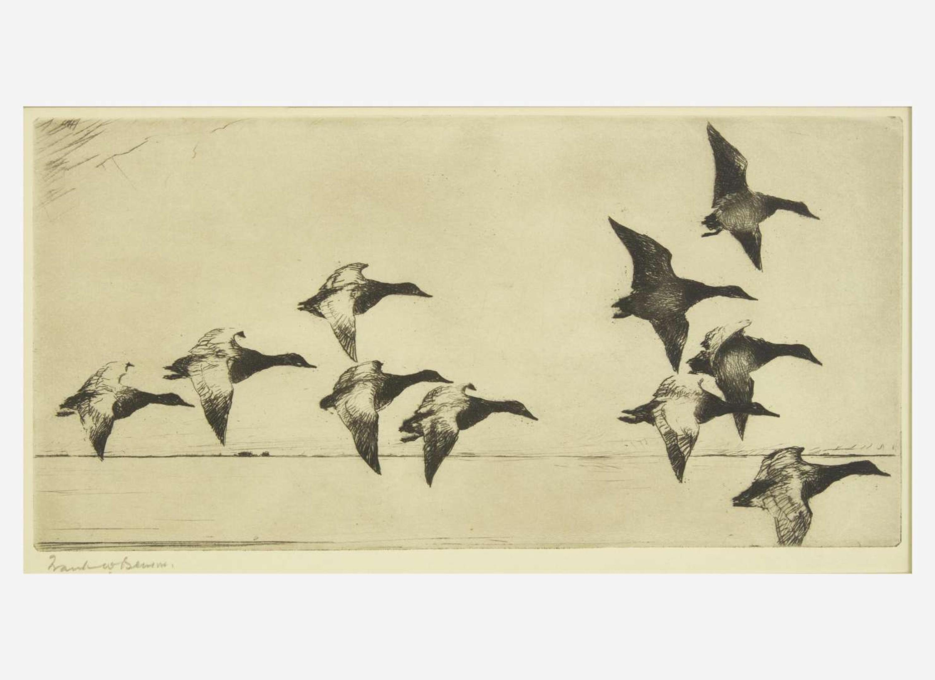 [Prints] Benson, Frank W.: Group of 4 Sporting Prints