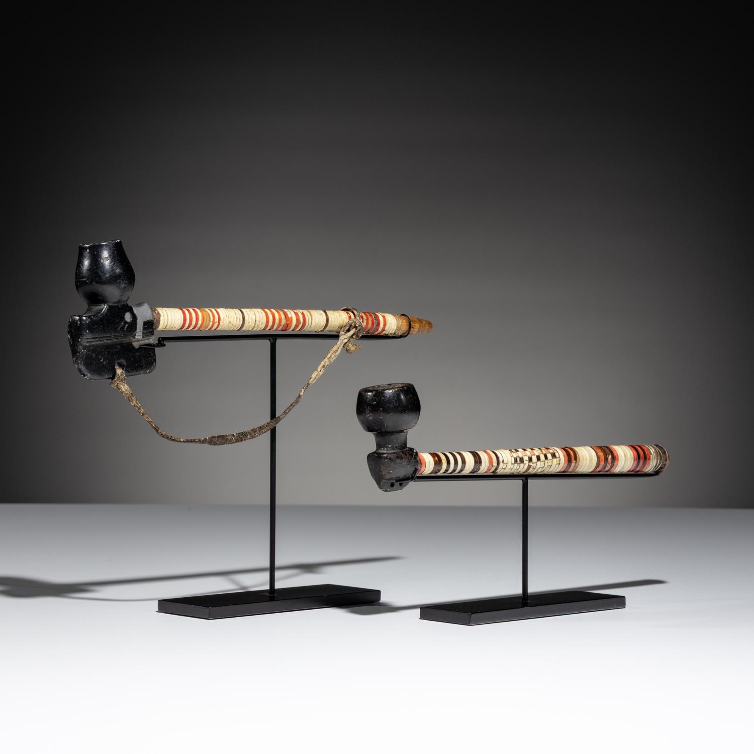 Early Mi'kmaq Quilled Pipes, Exhibited and Published