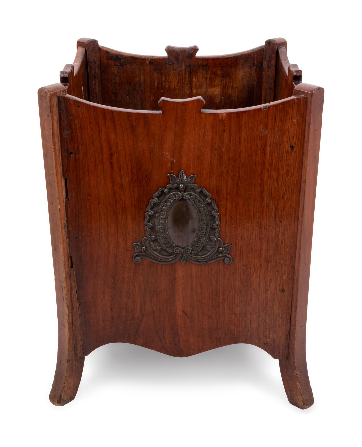 A Regency Gilt Metal Mounted Mahogany Jardinière