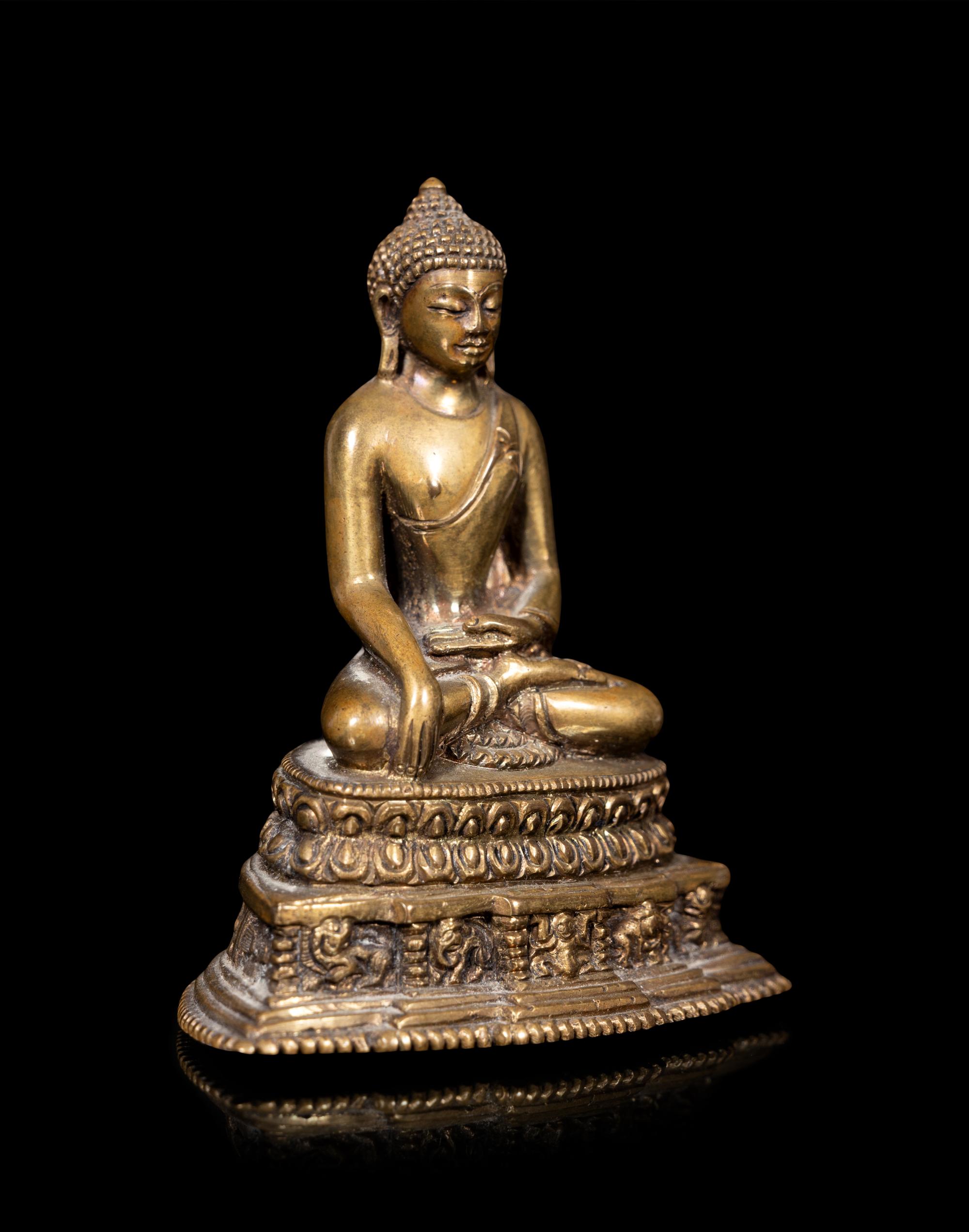 Two Tibetan Gilt Bronze Figures
