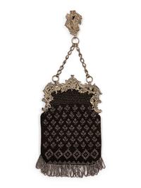 Collection of Sixteen Beaded and Embroidered Fabric and Leather Bags, 1850-1905