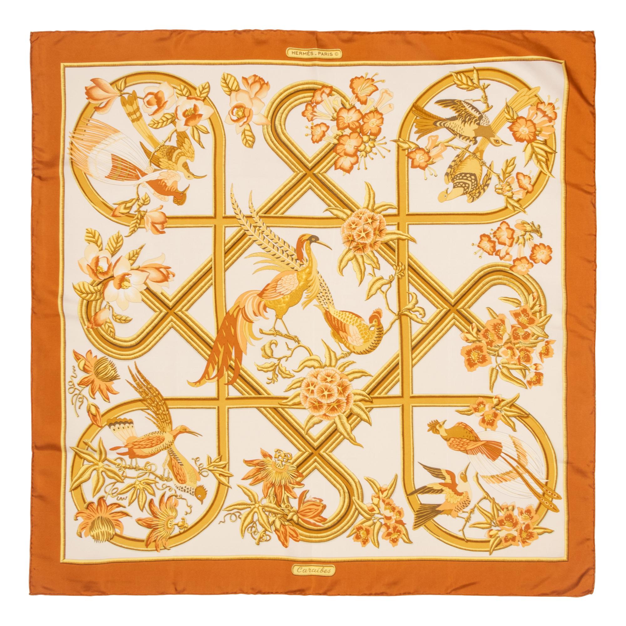 Three Hermès Scarves