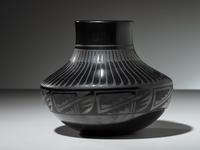 Blackware Pottery Jar