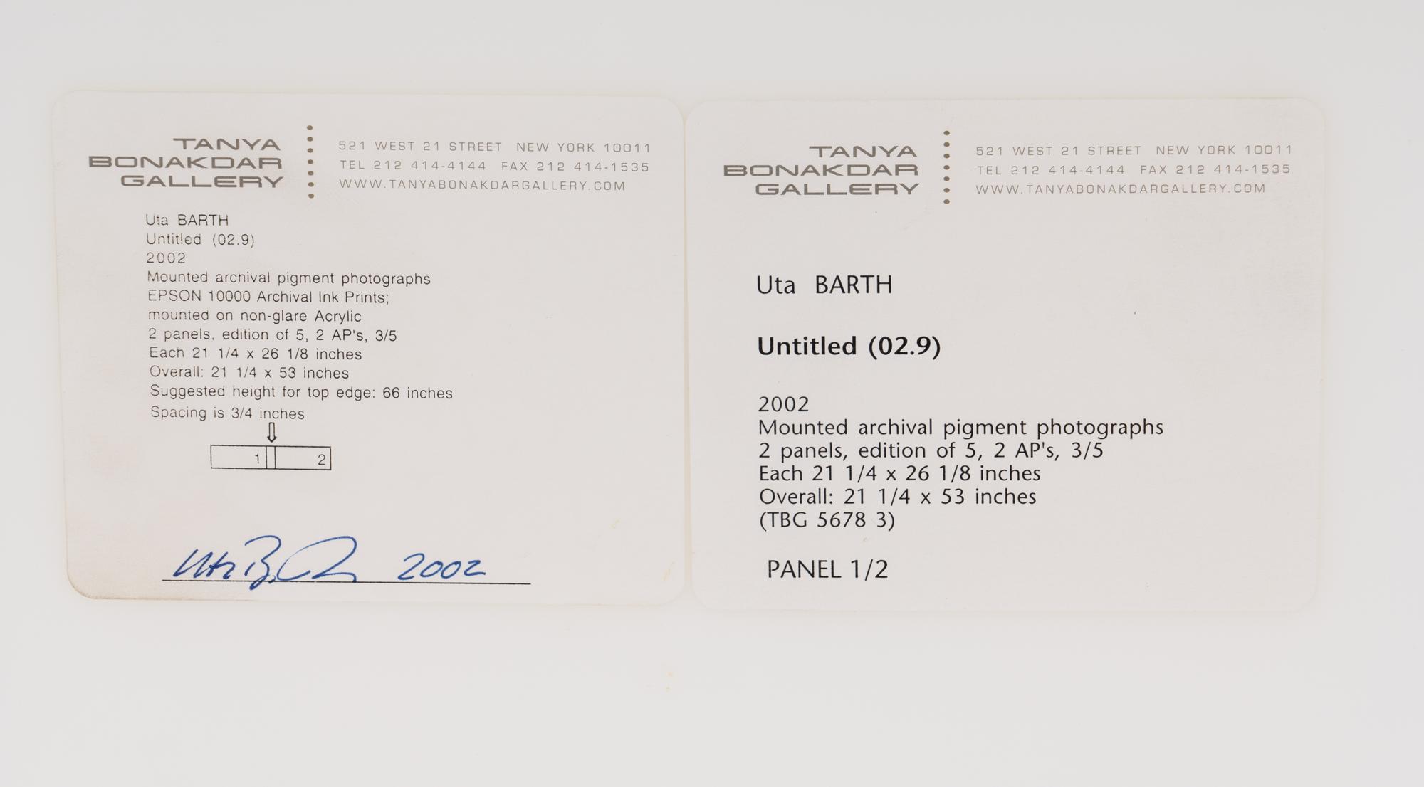 Untitled (02.9) , 2002 (diptych)