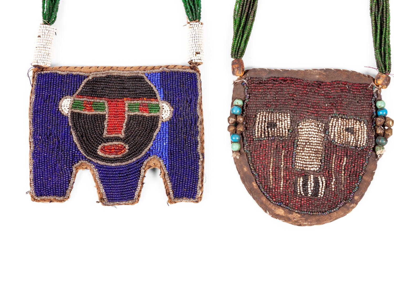 African Beaded Necklaces and Zulu Hat