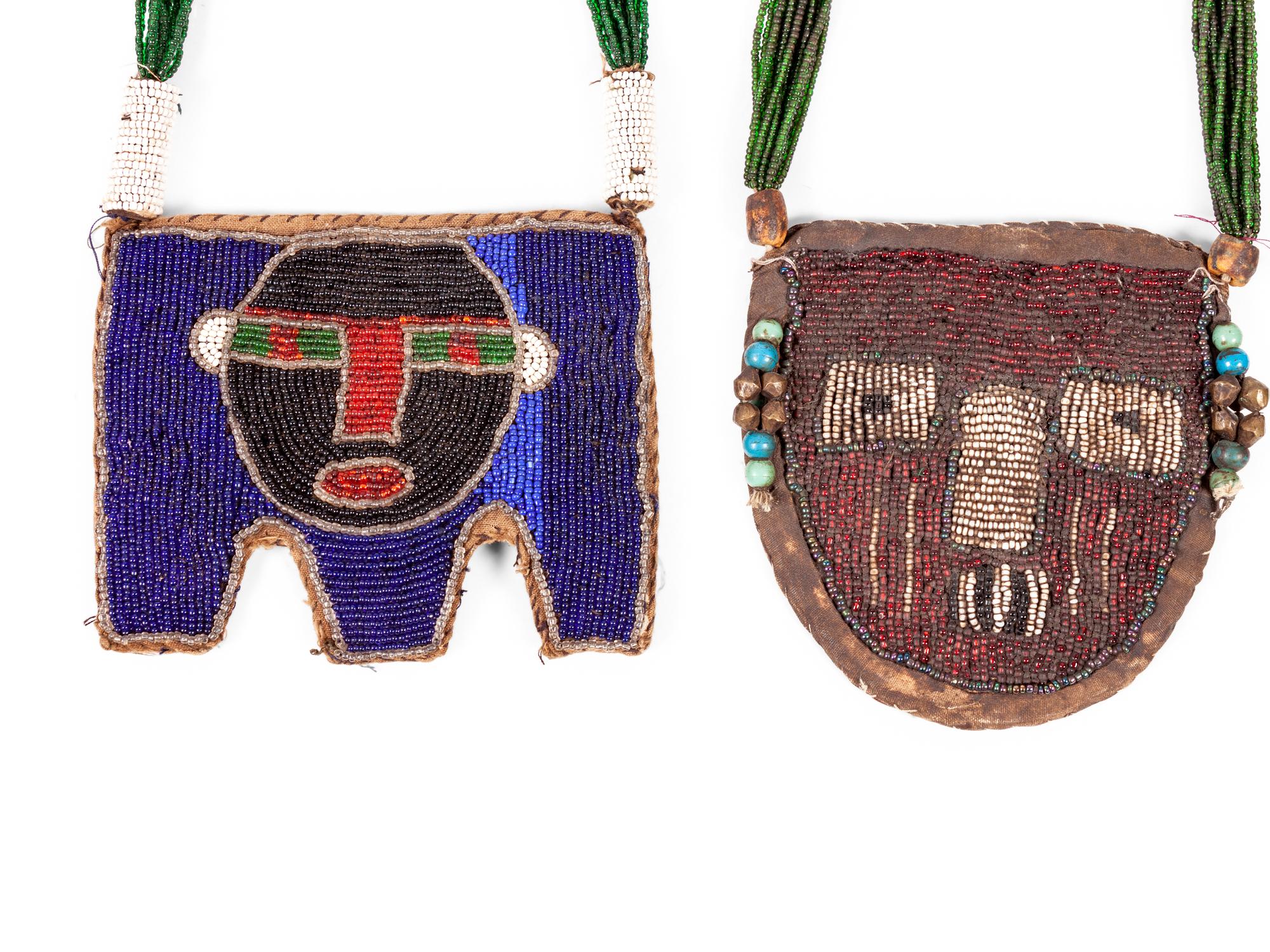 African Beaded Necklaces and Zulu Hat