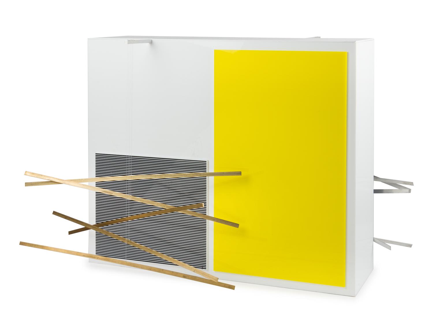 Jesus Rafael Soto, (Venezuelan, 1923-2005), Multiple I, (Jai-Alai Series), 1969