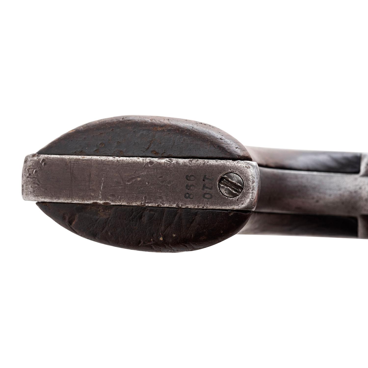 Mixed Numbers U.S. Marked "DFC" Inspected Colt Model 1873 Revolver Altered to Belly Gun