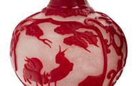 Three Chinese Glass Vases
