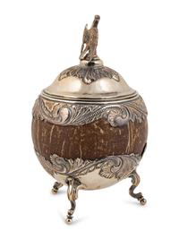 An Argentinian Silver Mounted Coconut Cup — 19TH CENTURY