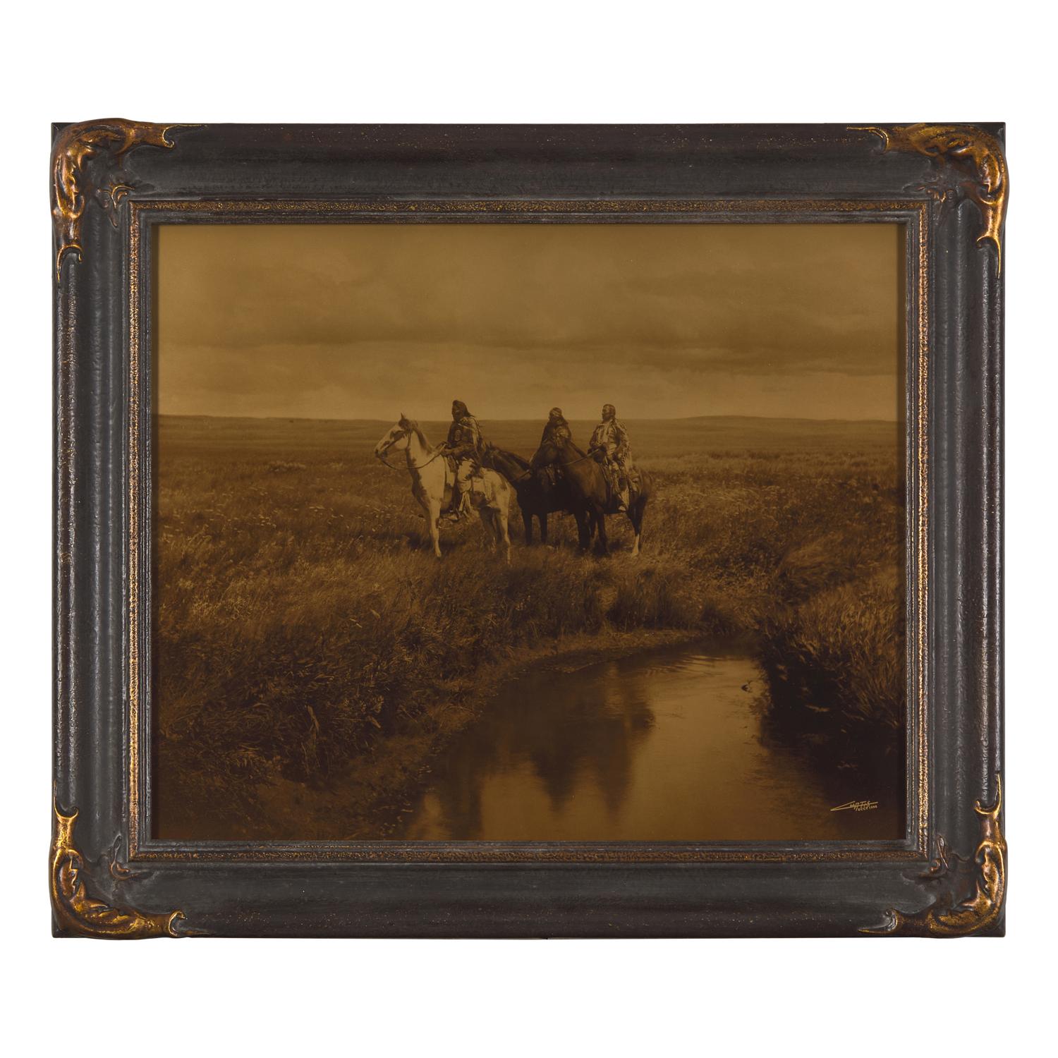 [Native-Americana] Curtis, Edward. Three Chiefs-Piegan