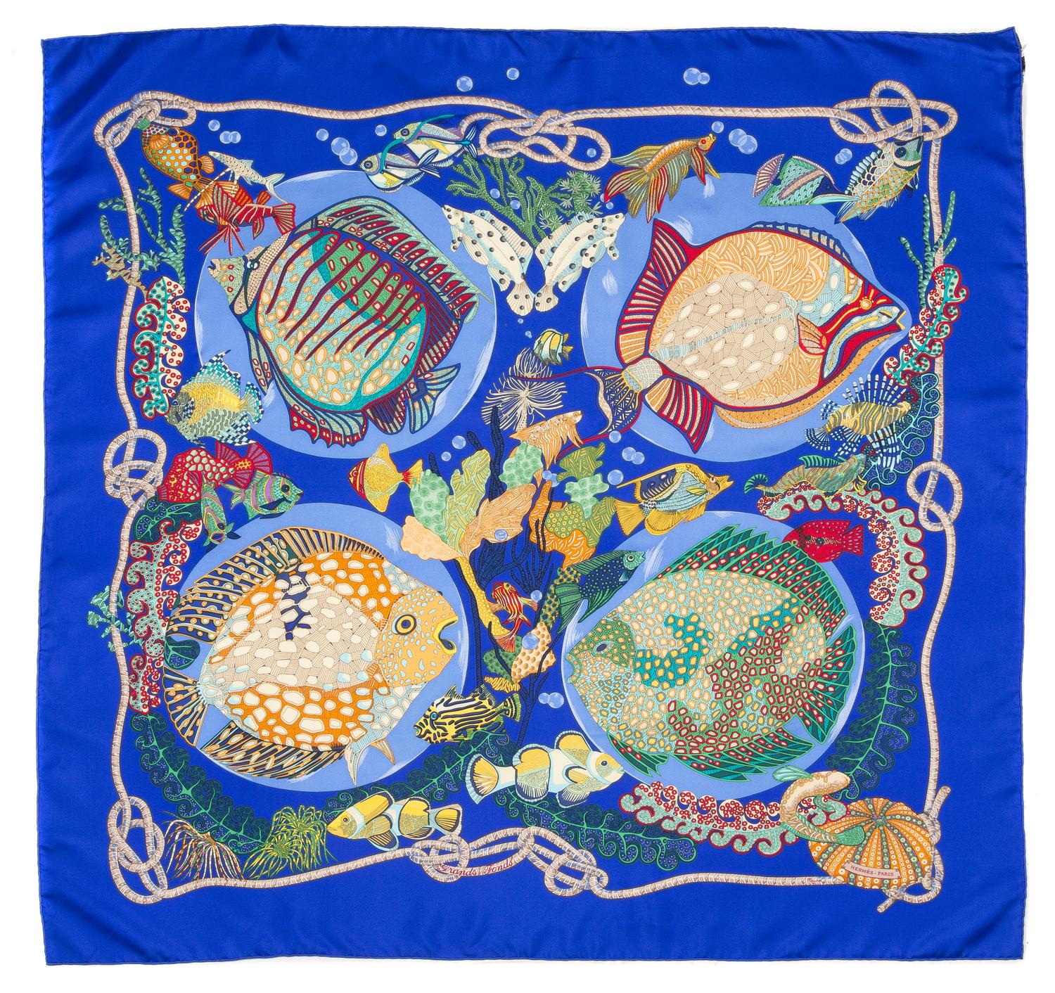 An Hermes 90cm Silk Scarf, 36" x 36"