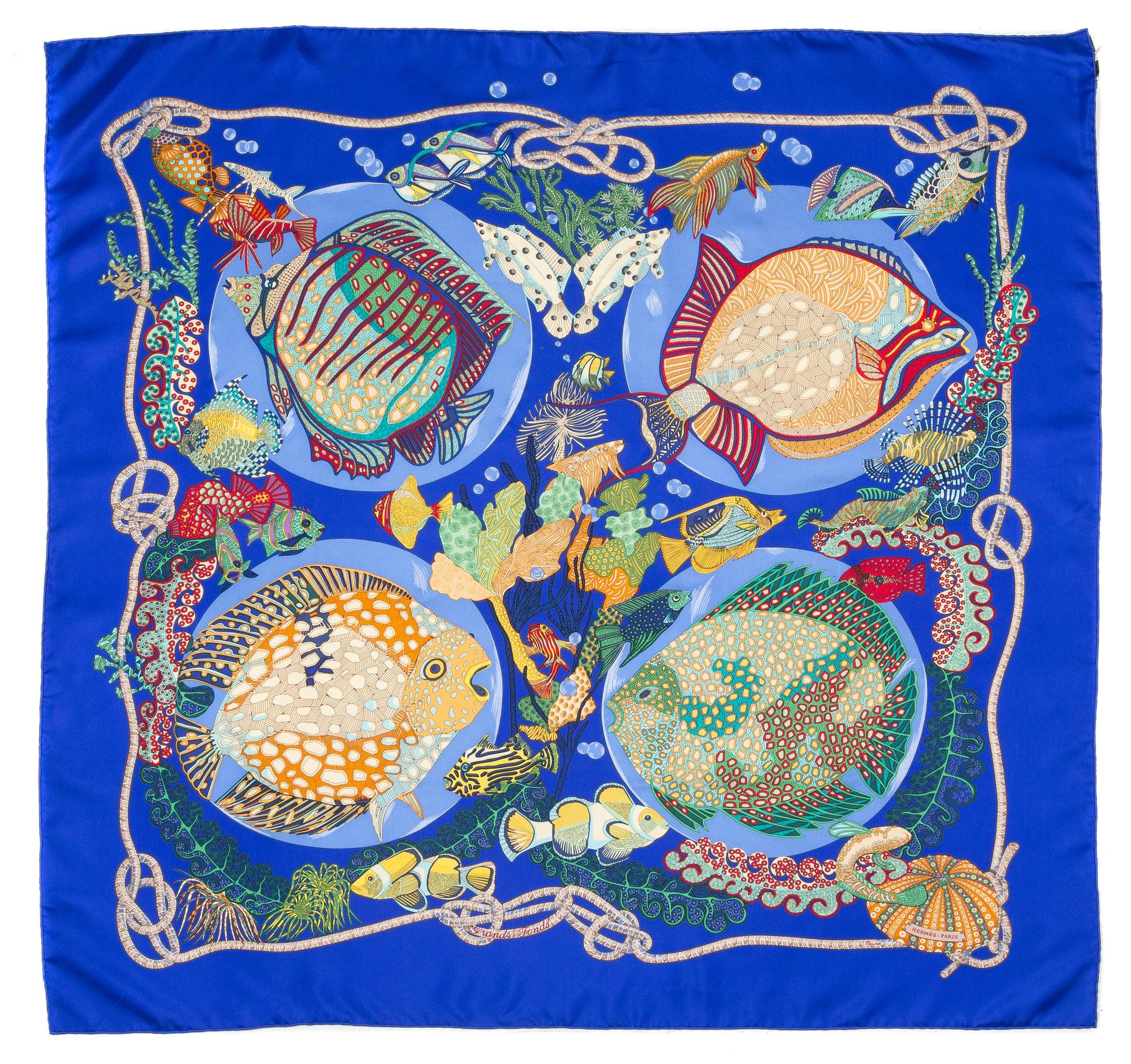 An Hermes 90cm Silk Scarf, 36" x 36"